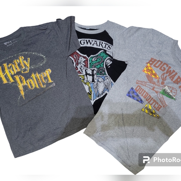 Warner Bros. Other - Lot of 3 Harry Potter shirts, 2 size L 1 size M